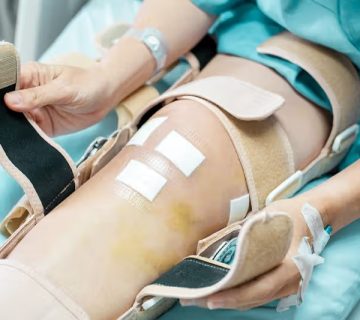 عکس ورم پا بعد از جراحی